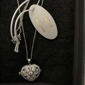 16-inch Sterling Silver Chain & Charm